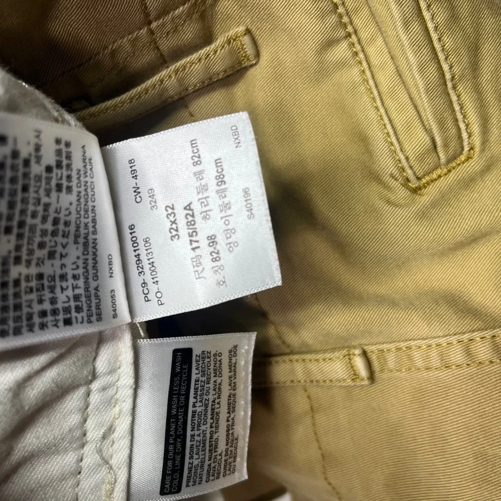 Levi Strauss Pants Mens‎ 32x32 Fits 34x31 Tan Chino Khaki Stretch Twill Trousers